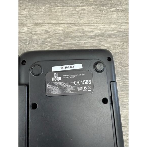 Nintendo PS3 & PS2 DJ Hero 2 Wireless Turntable Controller *No Dongle* Tested! - Picture 9 of 9